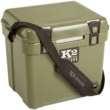 K2 Coolers Summit 30 Quart Cooler Duck Boat Green