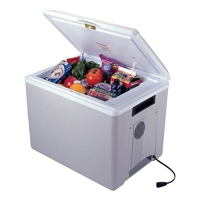 Large 52 Qt Electric Cooler & Heater Thermoelectric Car RV Travel Chest Fridge 
