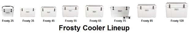 frosty cooler lineup