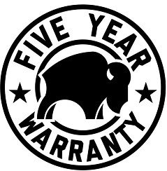 bison cooler 5-year warranty