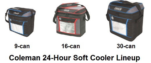 coleman soft cooler 30 can