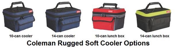coleman 10 can rugged lunch cooler