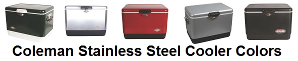 coleman stainless steel cooler