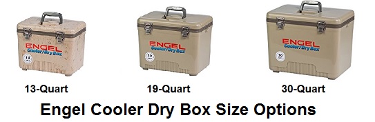 engel cooler with rod holders