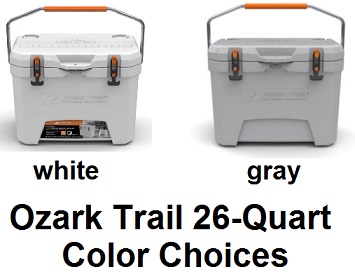 white ozark trail cooler