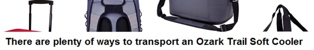ozark trail soft cooler carrying methods