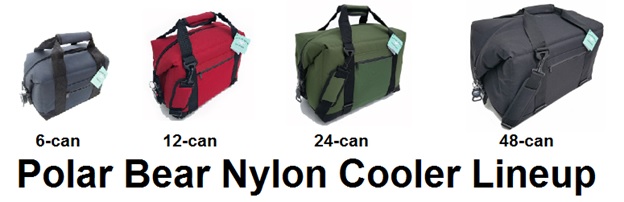 polar bear nylon cooler lineup