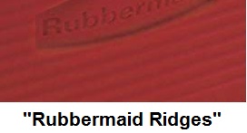 rubbermaid cooler ridges