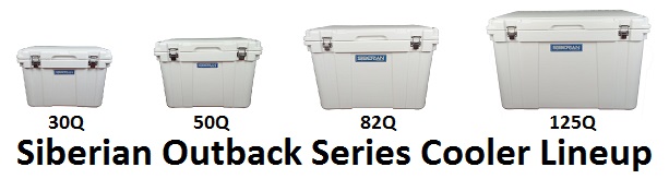 siberian cooler outback series lineup