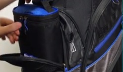 golf bag cooler how it works