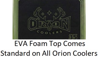 orion cooler foam lid