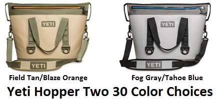 yeti hopper two 30 color choices