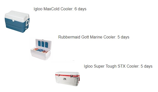 mid price cooler ice life